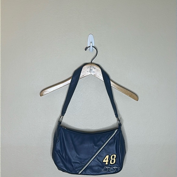 Wilsons Leather Jimmie Johnson Purse Navy Blue Number 48 Nascar - Picture 1 of 13